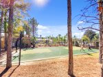 Camp Watercolor Basketball courts